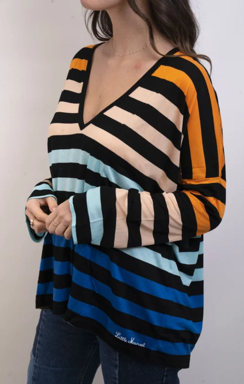 Top oversize Manches Longues femme TADEA NOIR