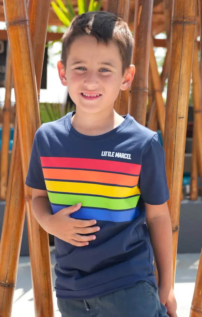 little marcel Tee-Shirt Manches Courtes Enfant Garçon TOPAZ MARINE