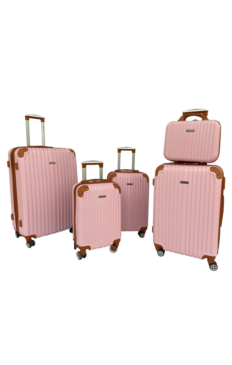 Sélection de valises grand format rose doré de différentes marques Sélection de valises grand format rose doré de différentes marques