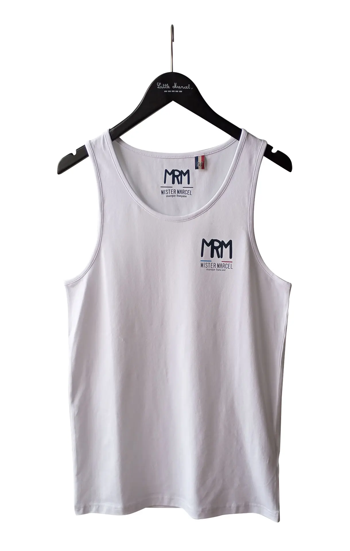 Marcel Debardeur Sur T Shirt Débardeur Homme MARCEL BLANC